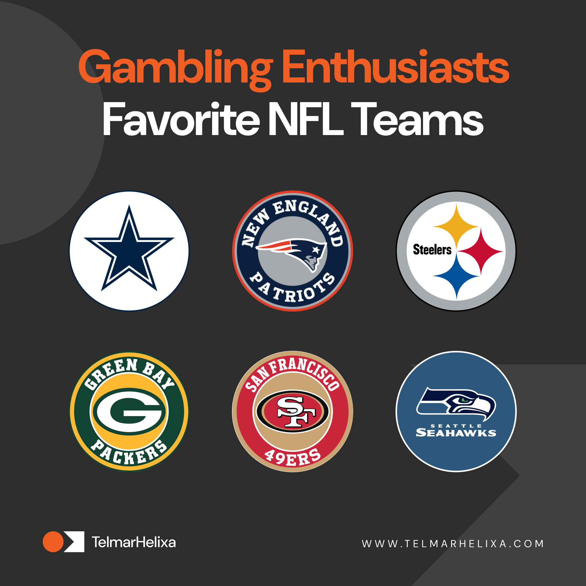 Gambling Enthusiasts Favorite NFL Teams
